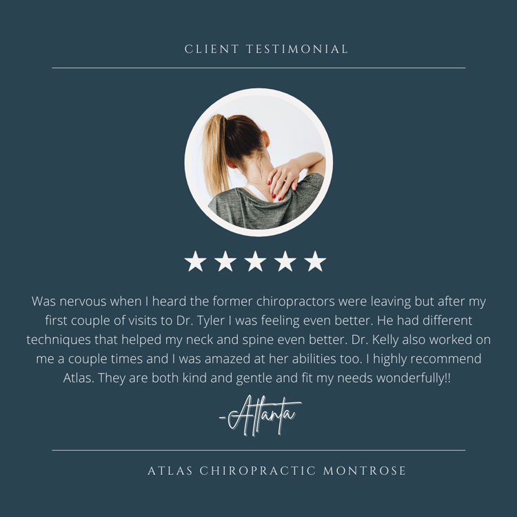 Chiropractic Montrose CO Testimonial Atlanta