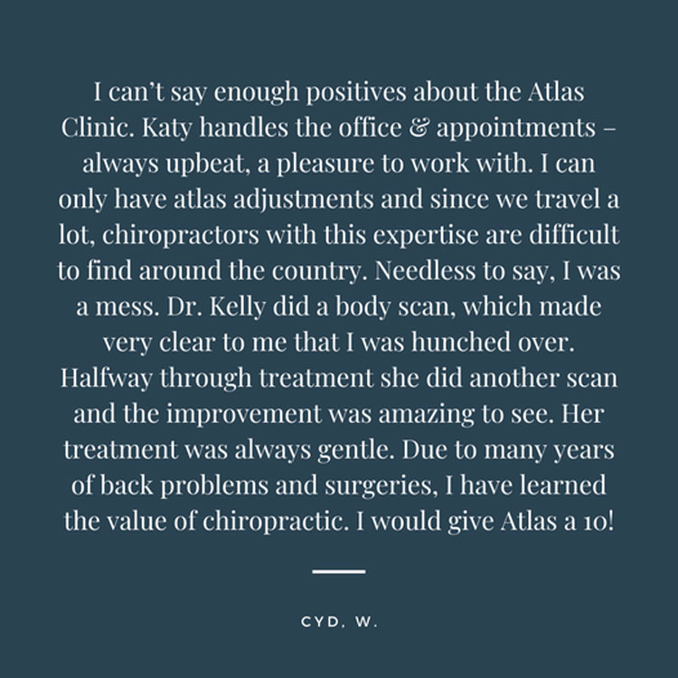 Chiropractic Montrose CO Testimonial Cyd