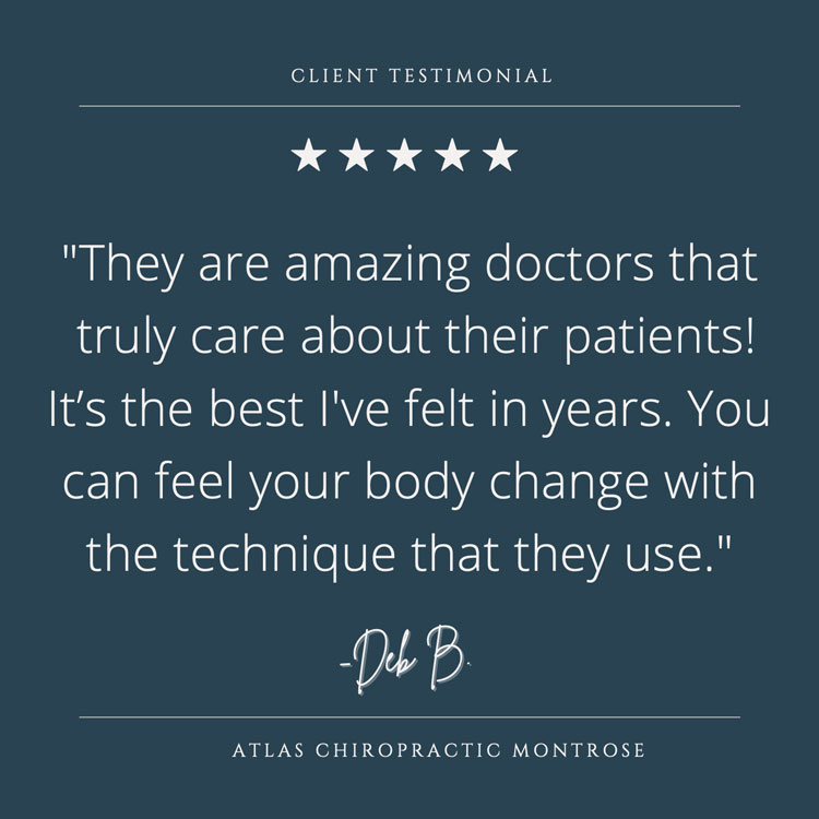 Chiropractic Montrose CO Testimonial Deb B