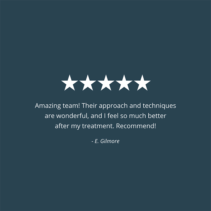 Chiropractic Montrose CO Testimonial E Gilmore