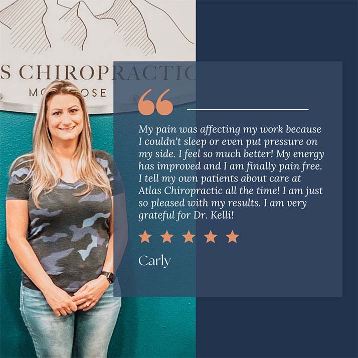 Chiropractic Montrose CO Testimonials Carly