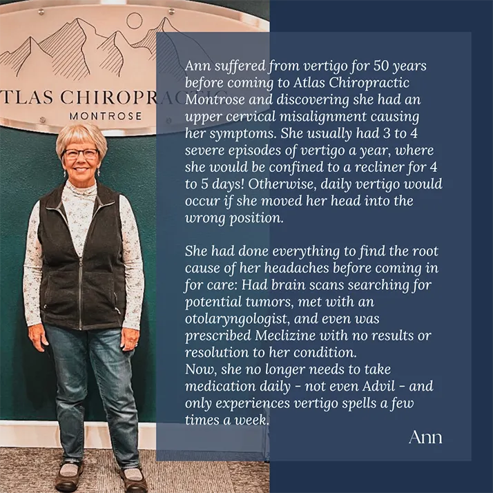 Chiropractic Montrose CO Ann Testimonial